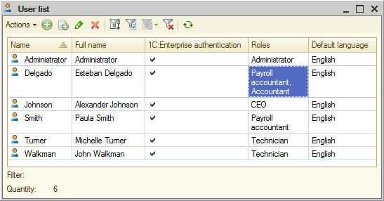 Lesson 22 (1:50). Users and their roles / Adding users / In Designer mode